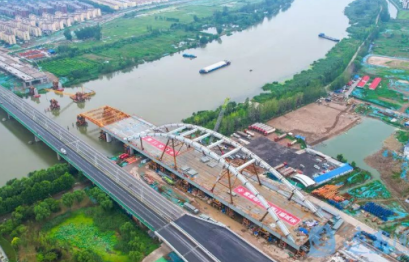 步履式液壓千斤頂助力宿遷市北京路頂推施工工程